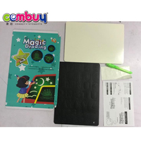 Jouet cadeau de peinture magique fluorescente, tableau de dessin lumineux A4