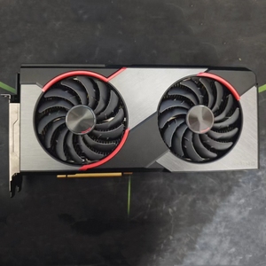 การ์ดจอ RX5700XT มือสอง 8GB GDDR6 พัดลมคู่ สำหรับเล่นเกม พร้อมวงแหวนตกแต่งสีแดง สำหรับเดสก์ท็อป เล่นเกม และเรนเดอร์ - Product Image 1