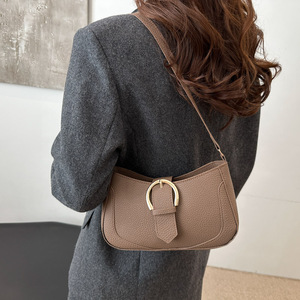 2025 New Fashion Solid Color French <strong>Small</strong> Hand Bag French Texture Popular <strong>White</strong> Underarm <strong>Handbags</strong> for Outdoor Female - Product Image 2