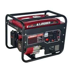 ZheJiang LingBen 6.5Hp 3kVA Portable Puissance Générateur Électrique Essence Prix À Vendre Bonnes Pièces