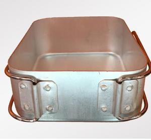 Boîte à lunch en aluminium pour étudiants, style Singapour, avec poignée pliable en acier inoxydable, gamelle de camping - Product Image 1
