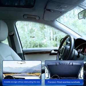 Factory Price Retractable <strong>Car</strong> Windshield Sun Shade Front Window Sun Cover UV Protection Heat Insulation Foldable Sun <strong>Visor</strong> - Product Image 2