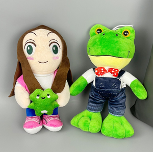 Grenouille drôle Famille Bébé En Peluche Jouet Éducation Enfants Jouets Grenouille Verte Animal En Peluche - Product Image 4
