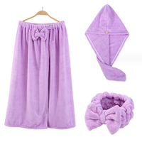 Ensemble de Serviettes de Bain Haut de Gamme Personnalisé, Doux, Anti-Peluche, Coffret Cadeau de Luxe