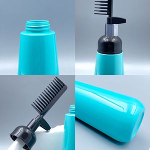 Bouteille applicatrice de teinture capillaire 180 ml en PET avec peigne <span class=keywords><strong>pour</strong></span> racines, <span class=keywords><strong>pour</strong></span> femmes et hommes, application sur le cuir chevelu - Product Image 4