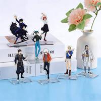 Support en acrylique personnalisé de haute qualité, présentoir artistique transparent, décoration de bureau, figurine peinte, charmante, mignonne, anime, dessin animé Genshin