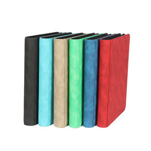 Carpeta de tarjetas comerciales personalizadas, carpeta de tarjetas con cremallera de dientes plateados - Product Image 5