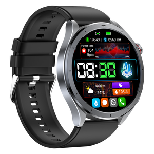 Reloj Inteligente ECG ET472 2025 con Función de Llamada, Linterna, Asistente de Voz con IA, Monitoreo de Temperatura Corporal y Salud - Product Image 4