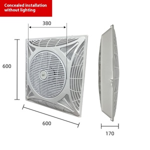 Điều khiển từ xa tích hợp chiếu sáng quạt trần cho văn phòng & cử<span class=keywords><strong>a</strong></span> hàng hộ gia đình nhúng Quạt điện chức năng quay làm bằng nhự<span class=keywords><strong>a</strong></span> - Product Image 3