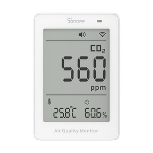 Sonoff airguard CO2ตรวจวัดคุณภาพอากาศผ่าน WiFi SAWF-08P เครื่องวัดความชื้นอุณหภูมิเสียงและสัญญาณไฟเตือนข้อมูลย้อนหลัง - Product Image 4