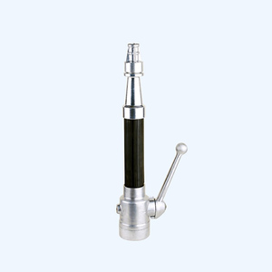 Boquilla de manguera contra incendios de 1 1/2'' y 2 1/2'' NH USA de aleación de aluminio ligera, con chorro recto y selección de caudal, modelo <span class=keywords><strong>BBB</strong></span> 500 - Product Image 3