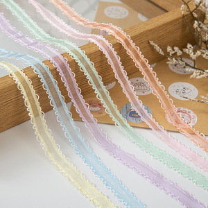 Cinta de Organza de 1 cm con Doble Borde Blanco, Rollo Grande, para Manualidades, Lazos, Accesorios para el Cabello, Ropa de Muñecas, Calcetines para Niños, Decoración - Product Image 2