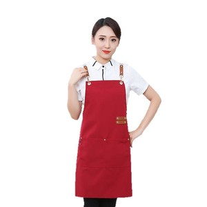 ผ้ากันเปื้อนแบบสายไขว้ ขนาดเดียว ใช้ได้กับร้านอาหารและบาร์ กันน้ำ ทนทาน - Product Image 3