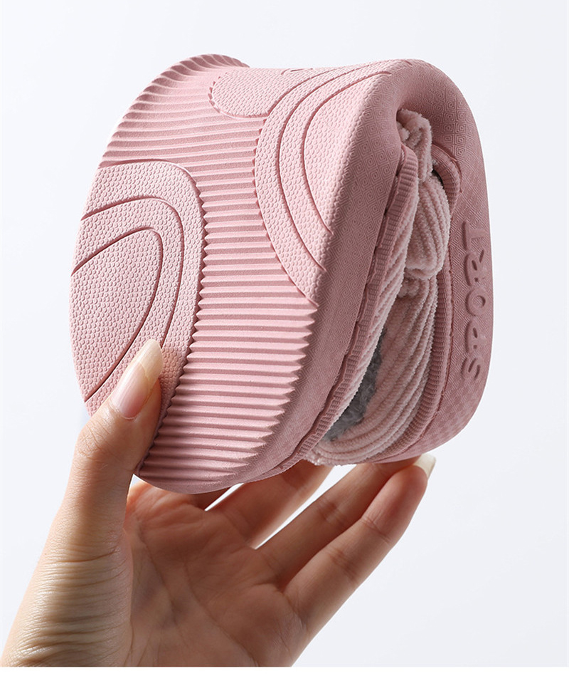 Home Thick Soled Cotton Slippers Men and Women Winter Indoor Warm Slippers