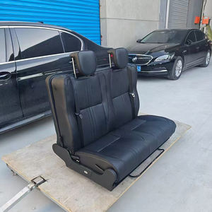 Lit pliant en <span class=keywords><strong>cuir</strong></span> à 2 places avec ancrages ISOFIX pour siège enfant pour les conversions de camping-car - Product Image 6