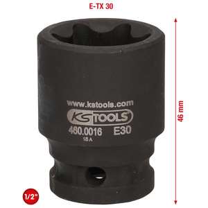 KS TOOLS - 460.0016 Douille spéciale 1/2 ''pour Mercedes, E30, 46 mm courte-EAN 4042146754290 HEAVY VEHICLES - Product Image 2