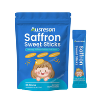 VitaSpring OEM Chine – Bâtonnets de safran sucrés en vrac pour enfants – Complément alimentaire pour l'humeur et la concentration des enfants – Extrait de safran en bâtonnets sucrés