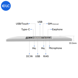 New Embedded Touch Screen RK3568 Android Wall Mount 21.5 Inch Optional POE NFC Wi-Fi <b>Ethernet</b> Advertising Tablet Wall Android Ta - Product Image 6