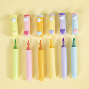 Mini marcadores de arte para estudiantes creativos más vendidos, Resaltadores sueltos al por mayor para tomar notas, papelería hermosa para el estrés - Product Image 3