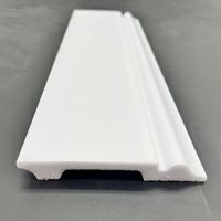 Plinthe en polystyrène PS durable, résistante à l'eau, légère, facile à découper et à installer