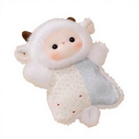 Peluche mouton mignonne en coton doux, jouet en peluche, cadeau d'anniversaire