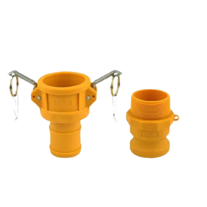 Raccord femelle DN32, mâle BSP NPT, certificat FDA, filetage PP, acier inoxydable et <span class=keywords><strong>bras</strong></span> autobloquants, type B 32 mm, 1/2 po à 2 po - Product Image 5