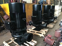 Pompe centrifuge verticale électrique en ligne pour eau de mer chaude, moteur haute pression, transfert longue distance, pompe de surpression à jet, liste des prix
