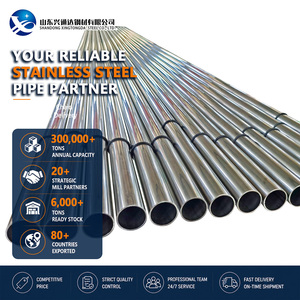 Tubo de Acero Inoxidable 316Ti 317L 8K, Laminado en Caliente, 33.4mm 5.0mm, Ranurado, GB T14976, para Procesamiento Químico - Product Image 1