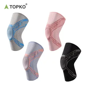 TOPKO יפה צבע מקצועי הברך תמיכת תחבושת עבור כאב הקלה הברך רפידות לנשים
