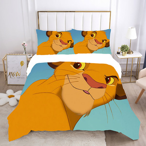 Sản Phẩm Mới Liệt Kê Simba <span class=keywords><strong>Lion</strong></span> 3d Bán Buôn Duvet Cover <span class=keywords><strong>King</strong></span> Bộ Đồ Giường - Product Image 3