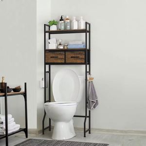 Space-Saving Toilet Washing Machine Bathroom <b>Storage</b> Rack Multi-Purpose <b>Storage</b> Rack Modern Design Toilet Washing Machine - Product Image 1