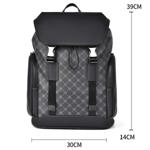Custom Brand <b>Backpack</b> PU <b>Leather</b> Laptop Bag Waterproof Designer Printing School <b>Backpack</b> for Women <b>Men</b> Travel Bags - Product Image 6