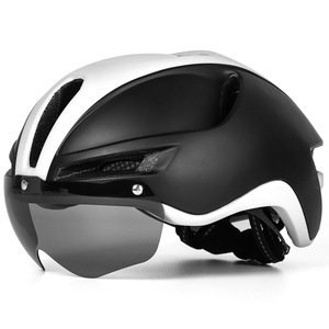 <b>Bicycle</b> Helmet With Visor Integrated <b>Lighting</b> For Mountain Road Cycling - Product Image 1