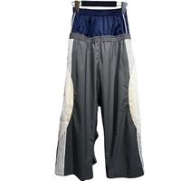 Pantalon de survêtement ample pour homme, haute qualité, personnalisé, mi-long, respirant, coupe-vent, avec poches plissées sur le devant, décontracté, imperméable, grande taille, design patchwork