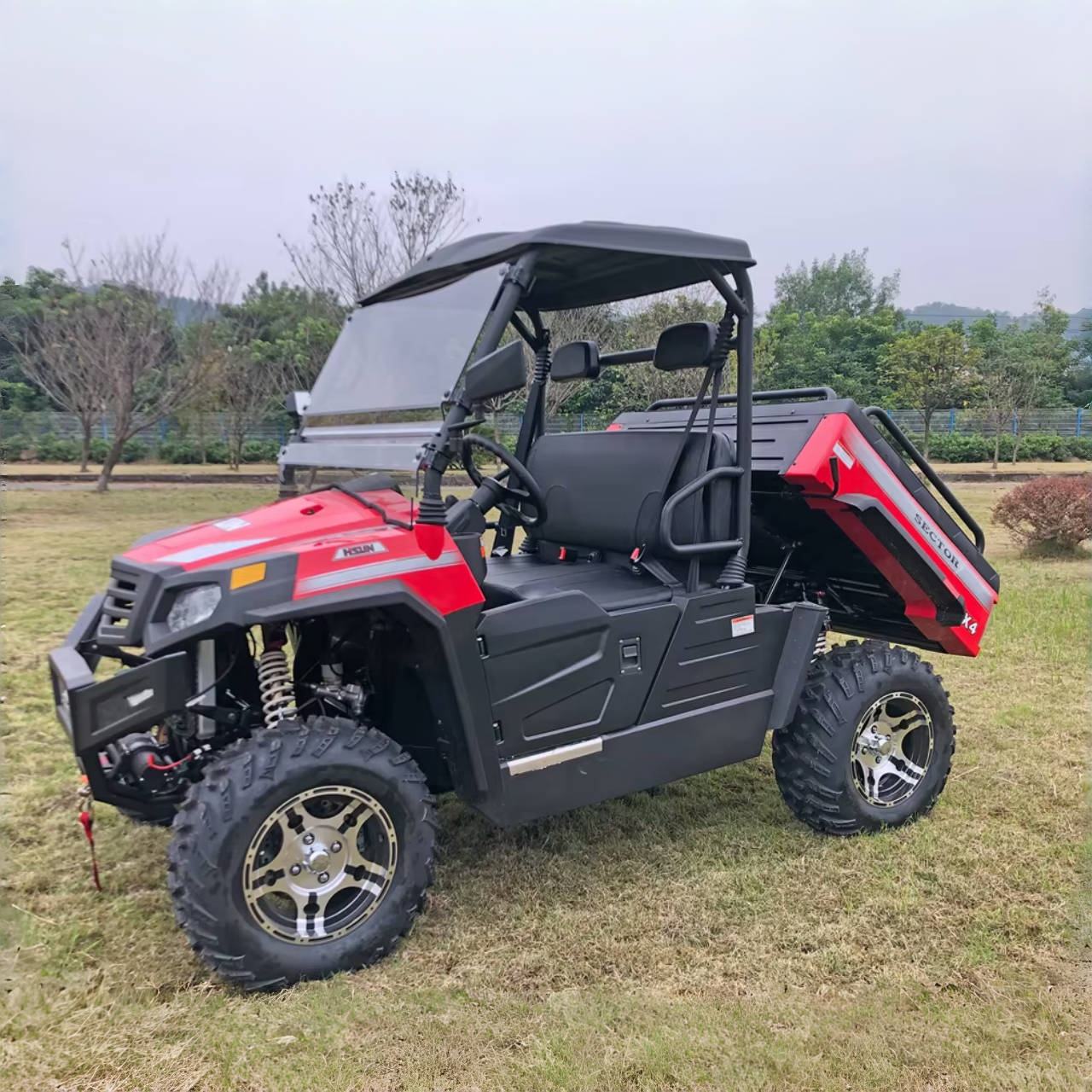 Hisun ATV QuadモデルHS500 HS700 500cc 700ccリアブレーキマスターシリンダー付きオイルカップ445 Hisun Quad HS500ATV HS700ATV ATV 500 700 44520-107-0100用リアマスターブレーキ