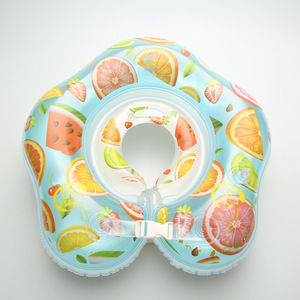Flotteur de bain pour enfants à motif de fruits orange, 0-24 mois, double airbag, flotteur de bain de sécurité - Product Image 3