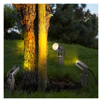 Projecteurs LED Orientables en Aluminium 12V 24V DC IP65 pour Jardin Extérieur, Compatibles AC, Dimmables, Angle de Faisceau 8-90°, CRI Élevé 85