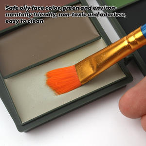 Bview Art Fan Zone Kit de Maquillage Camouflage avec Peinture Faciale 5 Couleurs et Miroir Crème Inclus - Équipement de Survie - Product Image 4