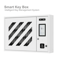 Caja Fuerte Inteligente de 30 Llaves, Sistema de Gestión de Llaves Inteligente, Lector RFID de Pared, Protección de Seguridad con Huella Dactilar y Reconocimiento Facial