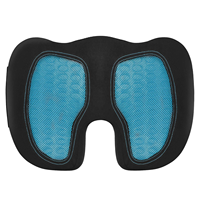 Coussin de siège amélioré Comfort Life en gel, coussin de chaise de bureau antidérapant en mousse à mémoire de forme avec gel pour le coccyx, soulagement des douleurs du coccyx