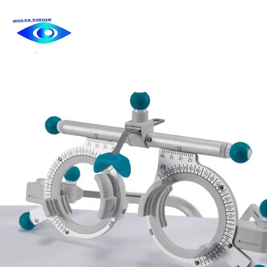 Optometrik evrensel optik Lens deneme gözlüğü UF-T4880 UB4 PD ayarlanabilir oculus deneme Lens çerçevesi CE belgeli optometri optometrik çerçeve