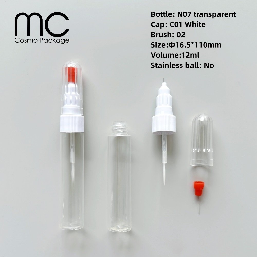 Bottiglia Trasparente N07 + Tappo Bianco C01