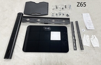 Support TV sur pied ZENO, support vertical haut pour écran plat de 32 à 65 pouces, réglage en hauteur, charge maximale 40 kg/88 lb
