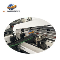 Machine plieuse-colleuse-agrafeuse pour cartons ondulés à double fonction, équipement de pliage, collage et agrafage de cartons