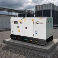 Groupe électrogène diesel insonorisé 50Hz 68kW 85kVA avec ATS, alimentation de secours industrielle pour la construction commerciale