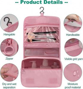 Free Sample Hanging toiletry <b>bag</b> ,<b>makeup</b> travel <b>bag</b> Jewelry Organizer <b>Compartment</b>,Large Cosmetic <b>Bag</b> Travel Organizer for - Product Image 4