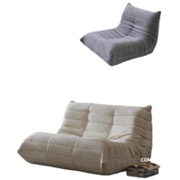 Juego de Sofá Modular Moderno de Espuma y Cama, Silla de Esponja Envasada al Vacío para Muebles de Villa, Sofá de Compresión