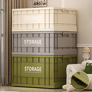 Rmier phong cách công nghiệp công suất lớn lưu trữ thùng đa Kích thước có thể gập lại Heavy Duty <span class=keywords><strong>Stackable</strong></span> lưu trữ hộp để sử dụng nhà - Product Image 6