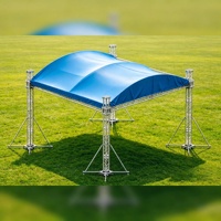 Système de scène en treillis Foresight avec toit pour événements en plein air, plateforme en aluminium