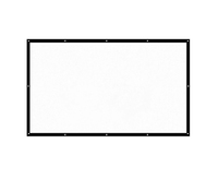 Écran de projection portable 100 pouces 16:9, nouveau design, pliage rapide, prix compétitif, directement du fabricant, écran simple, projecteur, garantie 1 an